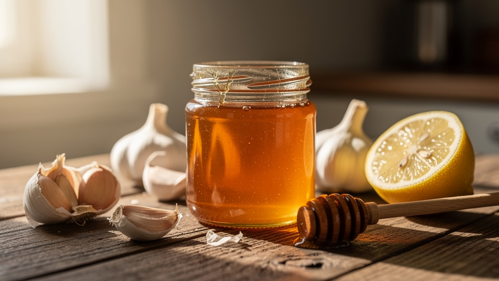 Syrop z czosnku, miodu i cytryny – jak działa?